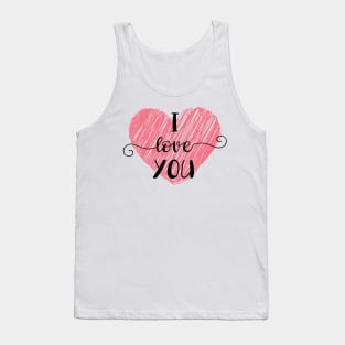 I Love You Tank Top